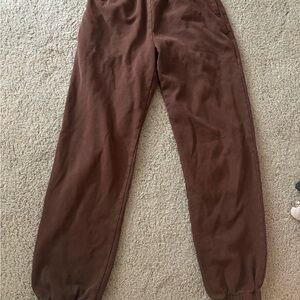 Brandy Melville Brown Ankle Pants